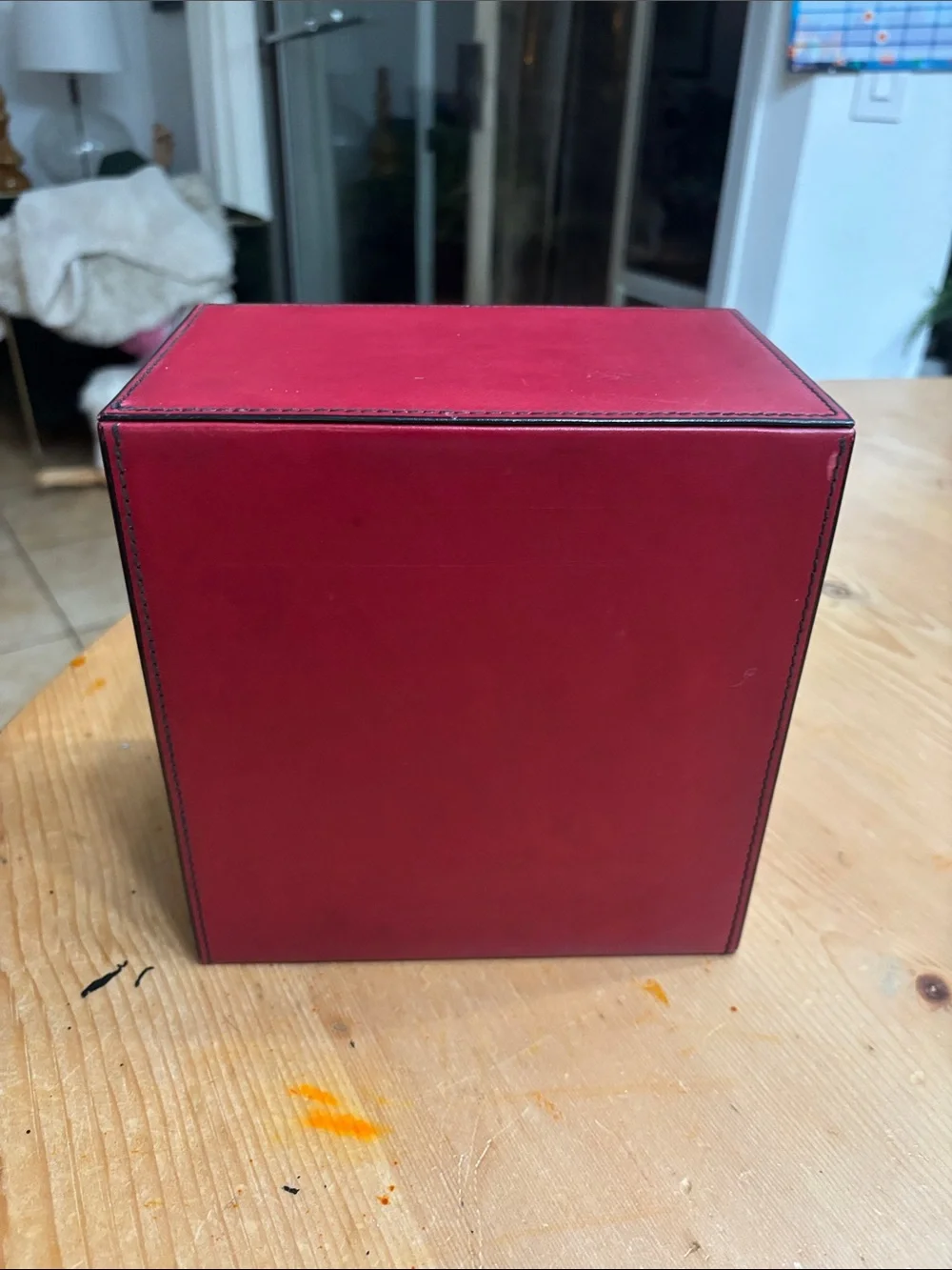 Vintage 1960s Liberty of London Italian Leather Jewelry Box Chest